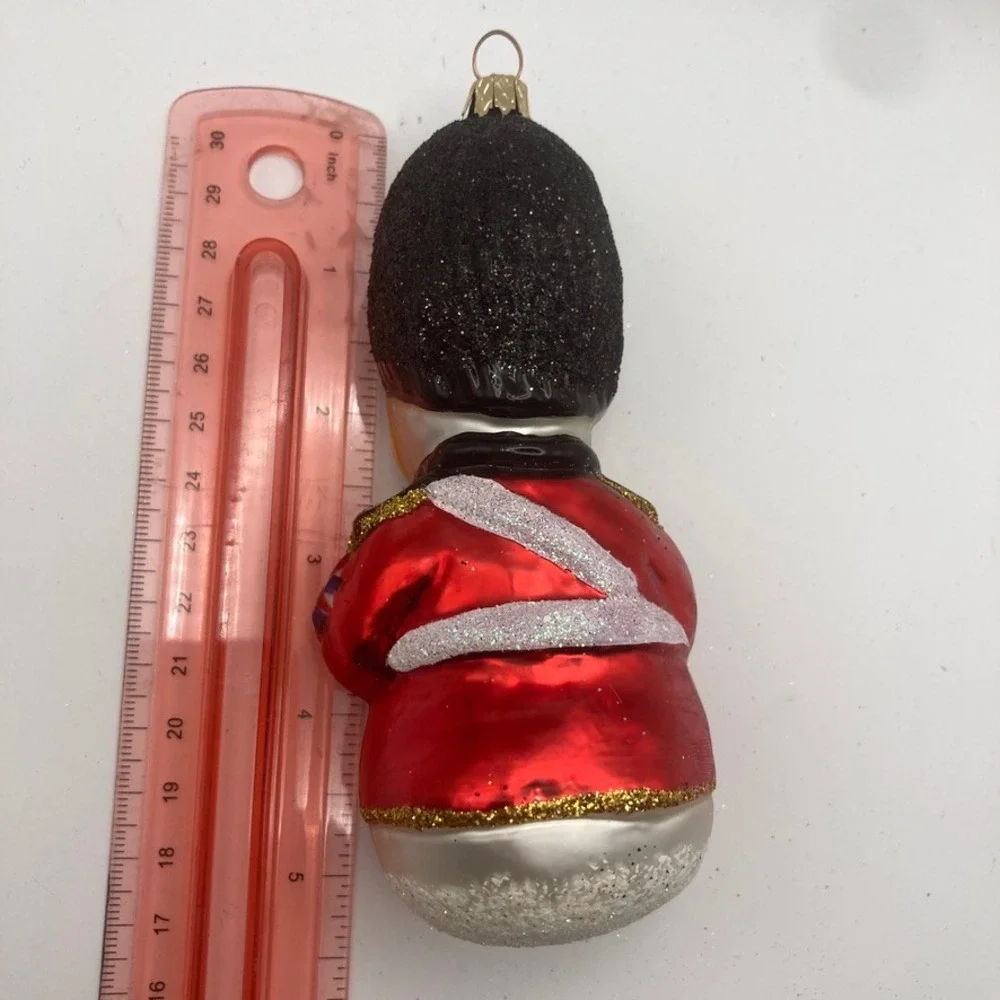 Vintage‎ Hand Blown/Painted Snowman Christmas Ornament Collectible Classic